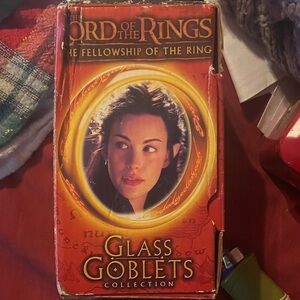 Lord of the Rings Glass Goblets Collection